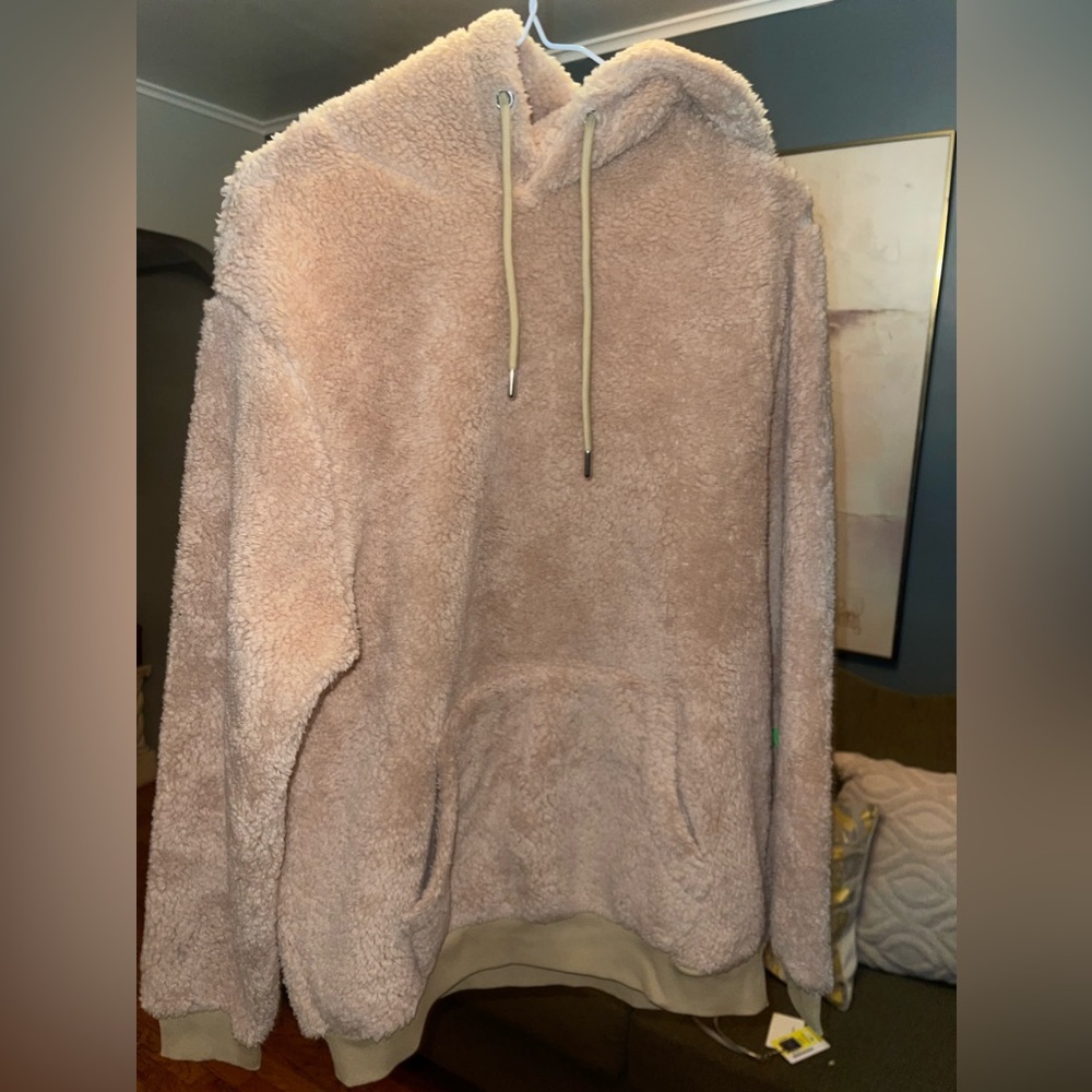 Fur tan Hoodie Brand new